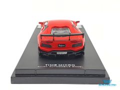 Xe Mô Hình Lamborghini Aventador Lp700-4 1:64 Time Micro ( Supreme Đỏ )