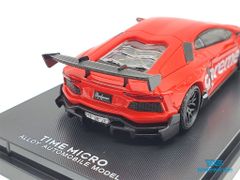 Xe Mô Hình Lamborghini Aventador Lp700-4 1:64 Time Micro ( Supreme Đỏ )