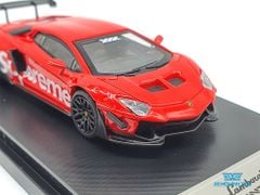 Xe Mô Hình Lamborghini Aventador Lp700-4 1:64 Time Micro ( Supreme Đỏ )