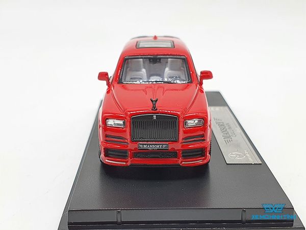 Xe Mô Hình Rolls Royce Mansory Cullinan 1:64 Time Micro ( Supreme Đỏ )