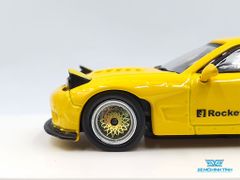 Xe Mô Hình Rocket Bunny Mazda RX-7 (FD3S) 1:64 Time Micro (Vàng)