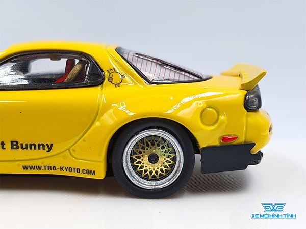 Xe Mô Hình Rocket Bunny Mazda RX-7 (FD3S) 1:64 Time Micro (Vàng)