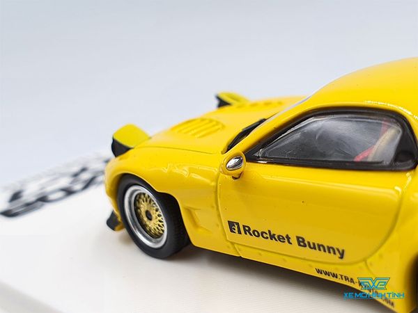 Xe Mô Hình Rocket Bunny Mazda RX-7 (FD3S) 1:64 Time Micro (Vàng)