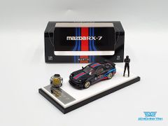 Xe Mô Hình Mazda RX-7 1:64 Time Micro ( Martini Đen )