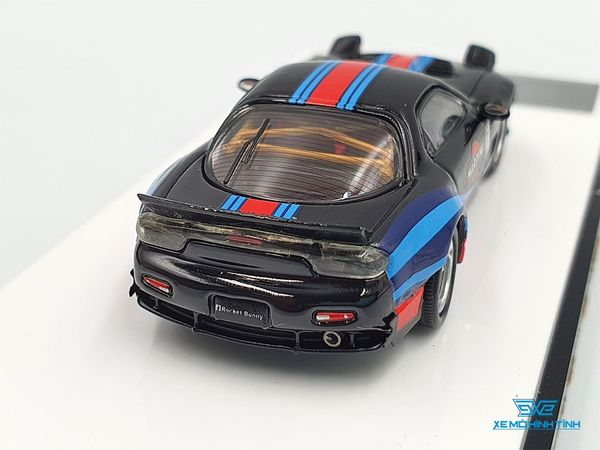 Xe Mô Hình Mazda RX-7 1:64 Time Micro ( Martini Đen )