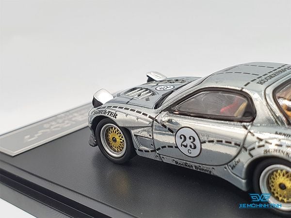 Xe Mô Hình Mazda RX-7 1:64 Time Micro ( Crom )