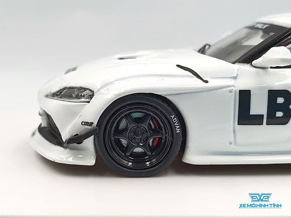 Xe Mô Hình Toyota Supra LBWK 1:64 Time Model ( Trắng )