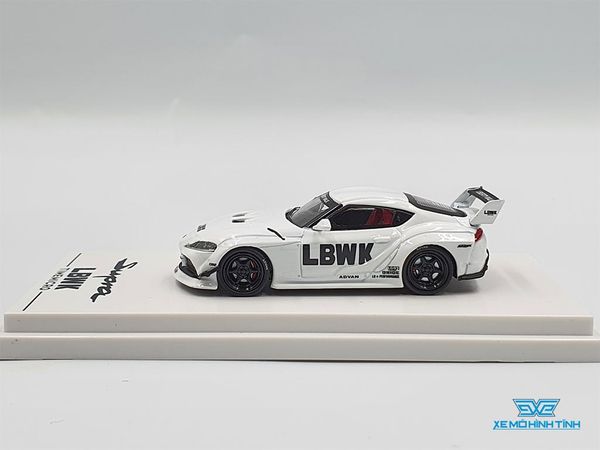 Xe Mô Hình Toyota Supra LBWK 1:64 Time Model ( Trắng )