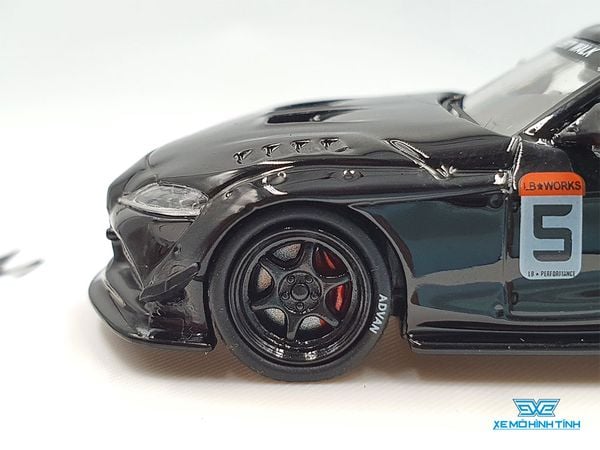 Xe Mô Hình Toyota Supra LBWK 1:64 Time Micro ( Đen )