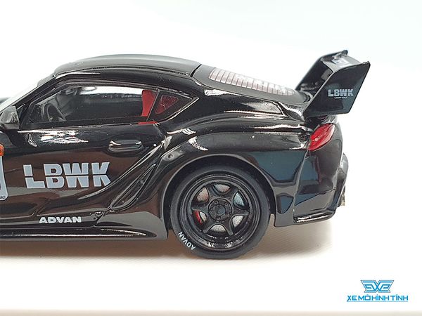 Xe Mô Hình Toyota Supra LBWK 1:64 Time Micro ( Đen )