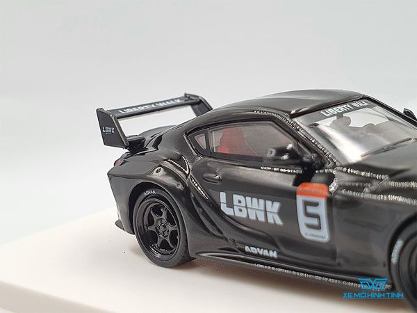 Xe Mô Hình Toyota Supra LBWK 1:64 Time Micro ( Đen )