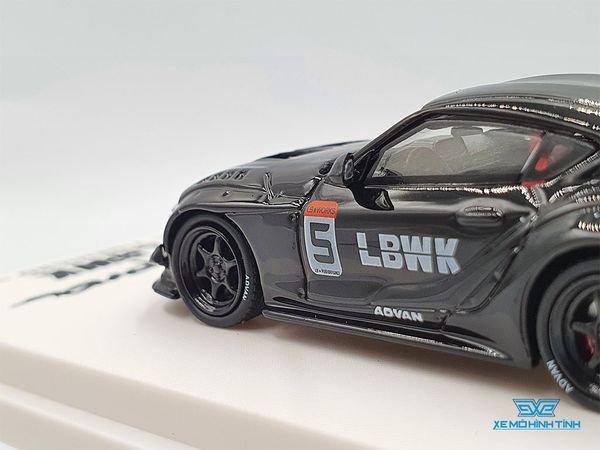 Xe Mô Hình Toyota Supra LBWK 1:64 Time Micro ( Đen )