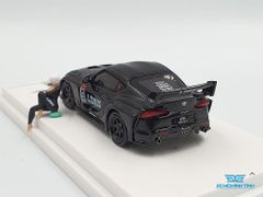 Xe Mô Hình Toyota Supra LBWK 1:64 Time Micro ( Đen )