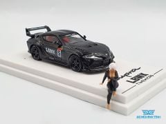 Xe Mô Hình Toyota Supra LBWK 1:64 Time Micro ( Đen )