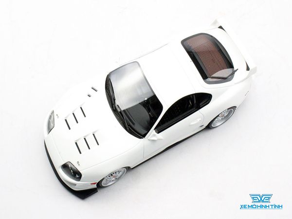 Xe Mô Hình Toyota Enrique Munoz Twin Turbo ERM Supra 1:18 Top Marques ( Trắng )