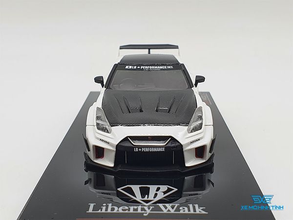 Xe Mô Hình LB-Sihouette Works GT Nissan 35GT-RR Ver.1 White 1:43 TSM Modle (Trắng)