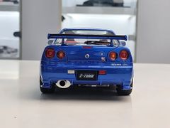 Xe Mô Hình NISMO R34 GT-R Z-tune 1:18 AUTOart ( BAYSIDE BLUE W/ CARBON BONN... )