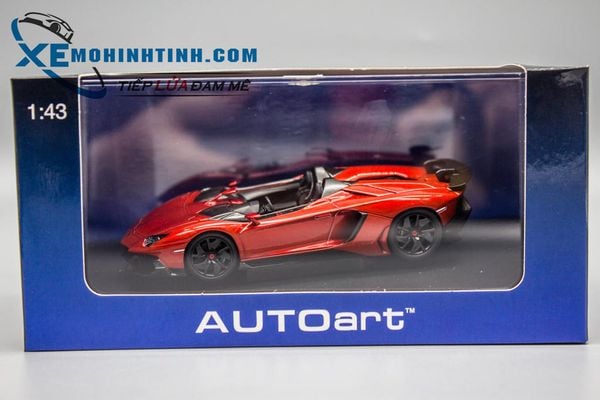 Xe Mô Hình Lamborghini Aventador J 1:43 Autoart (Đỏ)