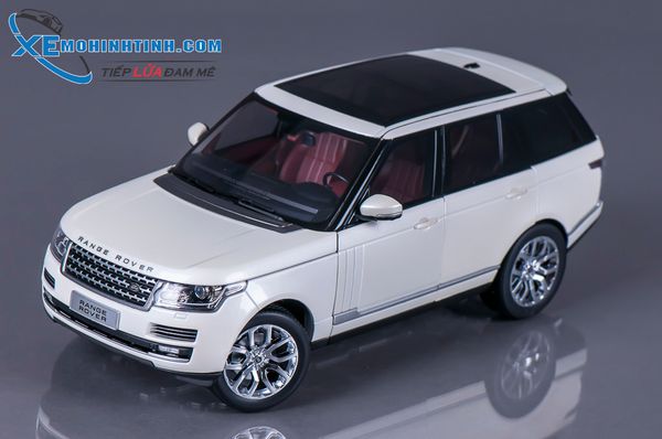 XE MÔ HÌNH RANGE ROVER AUTOBIOGRAPHY 1:18 GTAUTOS ( TRẮNG LỖI )