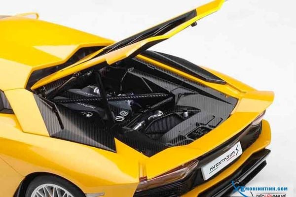 XE MÔ HÌNH LAMBORGHINI AVENTADOR S (NEW GIALLO ORION/METALLIC YELLOW) 1/18 AUTOART