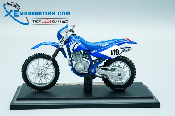 Xe Mô Hình Yamaha Tt-R 250 1:18 Maisto (Xanh)