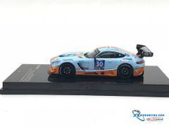 Mercedes-Benz AMG GT3 Paul Ricard 24h 2016 2nd Place #30 Tarmac Works 1:64 (Xanh)