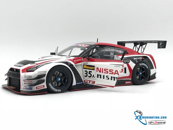 Nissan GT-R NISMO GT3 BATHURST 12HOUR WINNER 2015 F.STRAUSS:K.CHIYO:W.REIP #35A Autoart 1:18 (Đỏ)