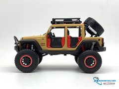 Jeep 2015 Wrangler Unlimited 1:24 Maisto ( Cafe sữa )