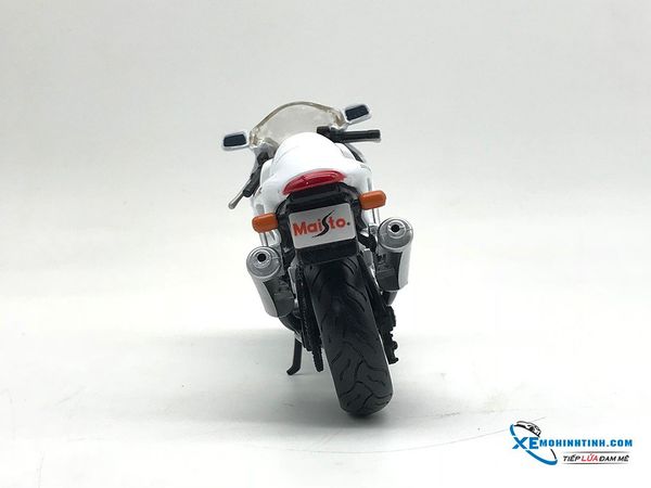 Xe Mô Hình Suzuki GSX 1300R Hayabusa 1:12 Maisto ( Trắng )