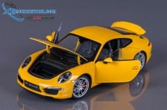 Xe Mô Hình Porsche 911 Carrera S 1:18 Welly (Vàng)