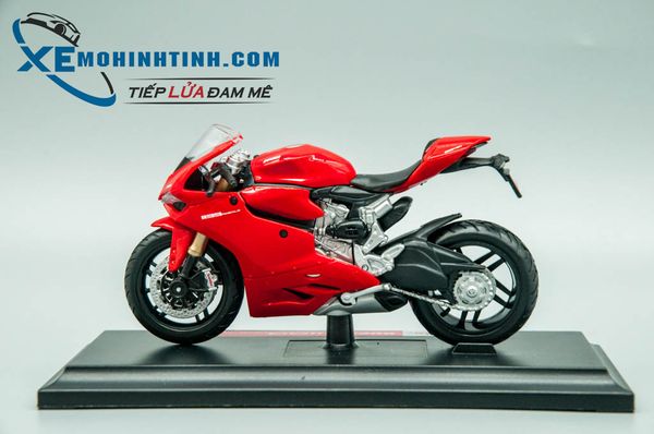 XE MÔ HÌNH DUCATI 1199 PANIGALE 1:18 MAISTO (ĐỎ)