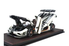 Koenigsegg One:1  Frontiart 1:18 ( Bạc ) FULL OPEN