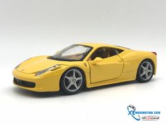 XE MÔ HÌNH FERRARI 458 ITALIA 1:24 BBURAGO (VÀNG)