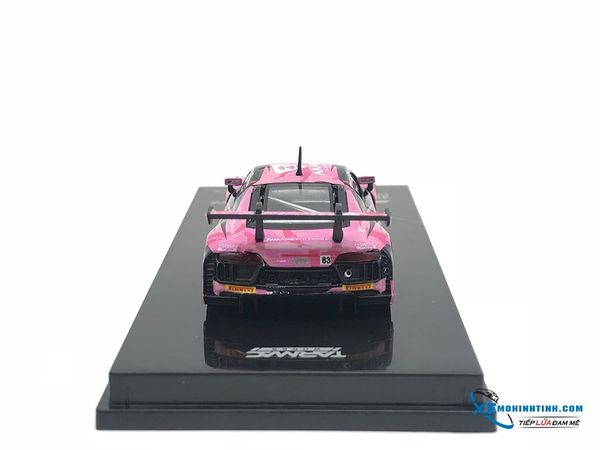 Xe Mô Hình Audi R8 LMS Super Taikyu Series 2018 Marchy Lee/Melvin Moh/KW Lim 1/64 Tarmac Works ( Hồng )