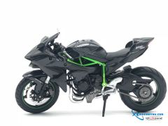 XE MÔ HÌNH KAWASAKI H2R 1:12 MAISTO (CARBON)