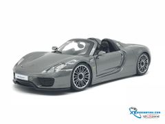 Xe Mô Hình Porsche 918 Spyder Roadster 1:24 Bburago ( Xám )