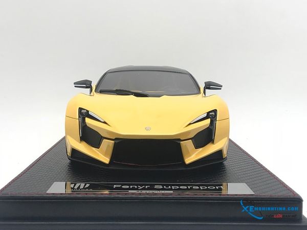 Xe Mô Hình Fenyr Supersport Sophiart 1:18 ( Vàng )