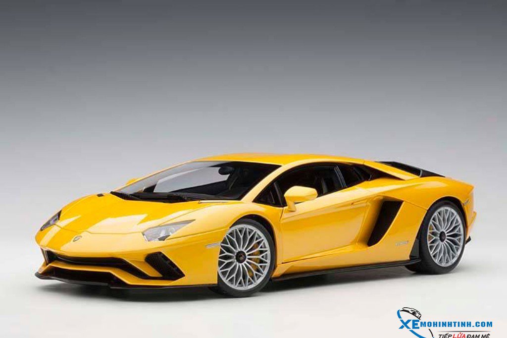 Xe Mô Hình Lamborghini Aventador S 1:18 9 Autoart ( Vàng ) – Shop