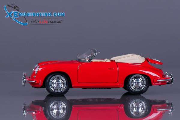 XE MÔ HÌNH PORSCHE 356B 1:24 WELLY (ĐỎ)