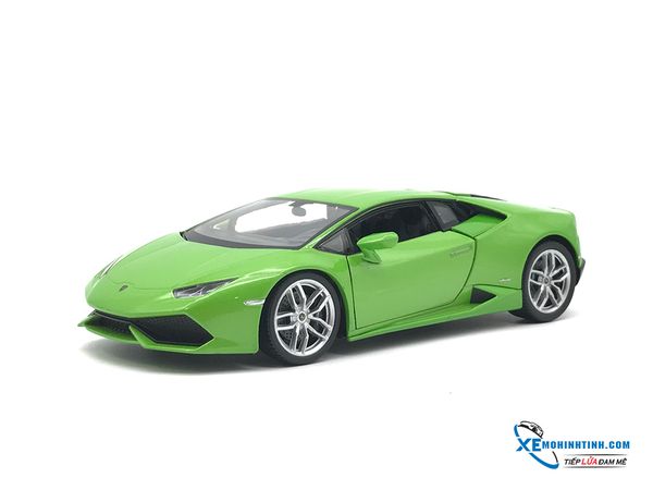 Xe Mô Hình Lamborghini Huracan 1:24 Welly (Xanh Lá)