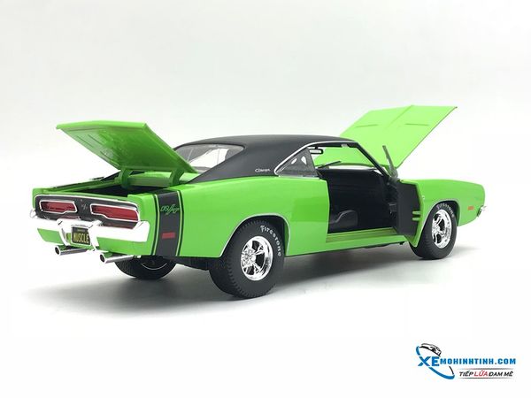 Xe Mô Hình Dodge Charge R/T 1969 1:18 Maisto ( Xanh Lá )