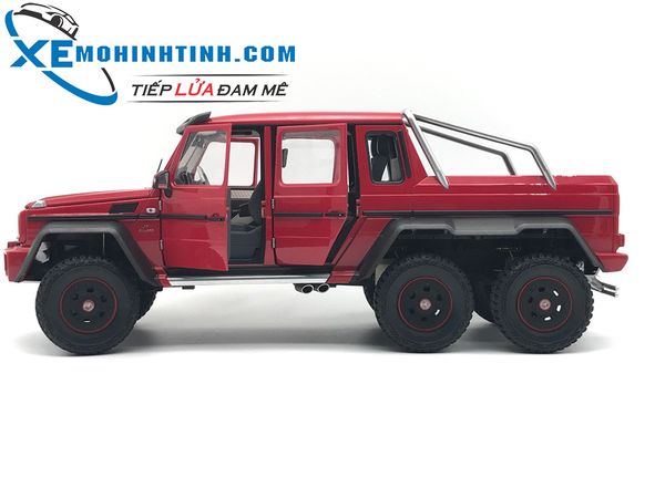 XE MÔ HÌNH MERCEDES-BENZ G63 AMG 6X6 1:18 AUTOART (ĐỎ)