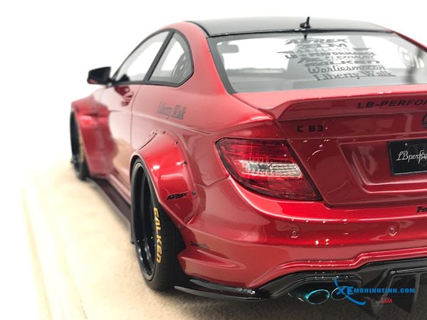 MERCEDES-BENZ C63 LIBERTY WALK ĐỎ - ĐẾ DA