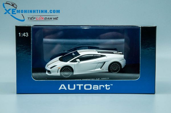 Xe Mô Hình Lamborghini Gallardo Lp550-2 Balboni 1:43 Autoart (Trắng)