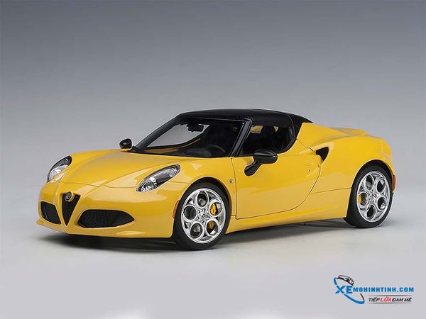 Xe Mô Hình Alfa Romeo 4C Spider 1:18 Autoart ( Vàng )