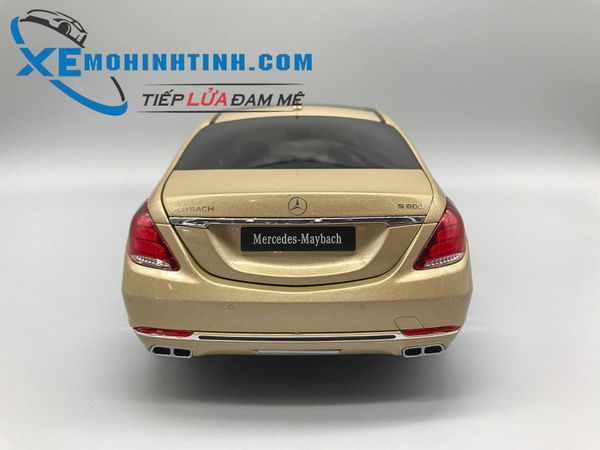 XE MÔ HÌNH MERCEDES MAYBACH S-KLASSE S600 1:18 AUTOART (VÀNG)