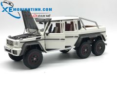 Xe Mô Hình Mercedes Benz G63 6X6 Amg 1:18 Autoart (Trắng)
