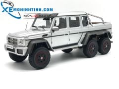 Xe Mô Hình Mercedes Benz G63 6X6 Amg 1:18 Autoart (Bạc)