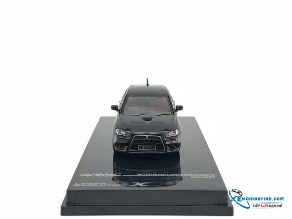 T64-004-REB MH 1:64 TARMAC WORKS MITSUBISHI EVO X - RALLIART EDITION (BLACK)