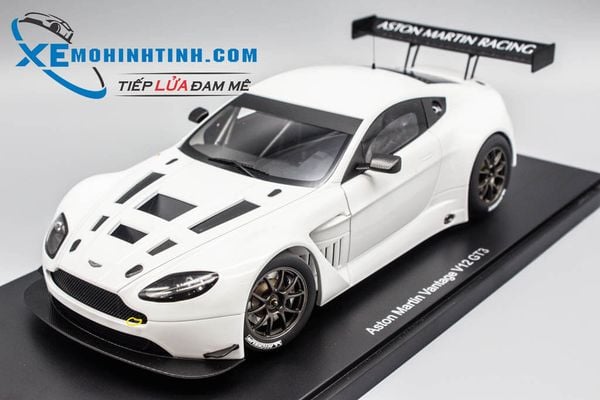 XE MÔ HÌNH ASTON MARTIN V12 VANTAGE S GT3 2013 1:18 AUTOART (TRẮNG)